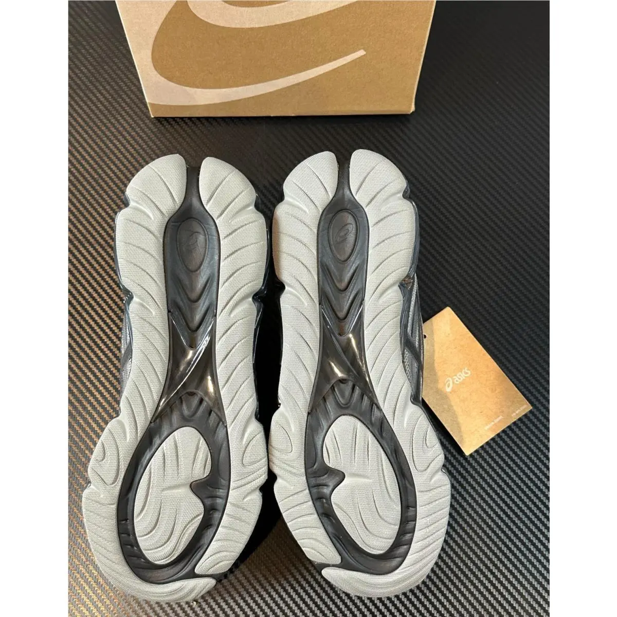 Asics shoes - GEL-QUANTUM 360 VIII - VIII - 1203A305-0 - Clay Grey/Black (UPC: 197298656931) 12
