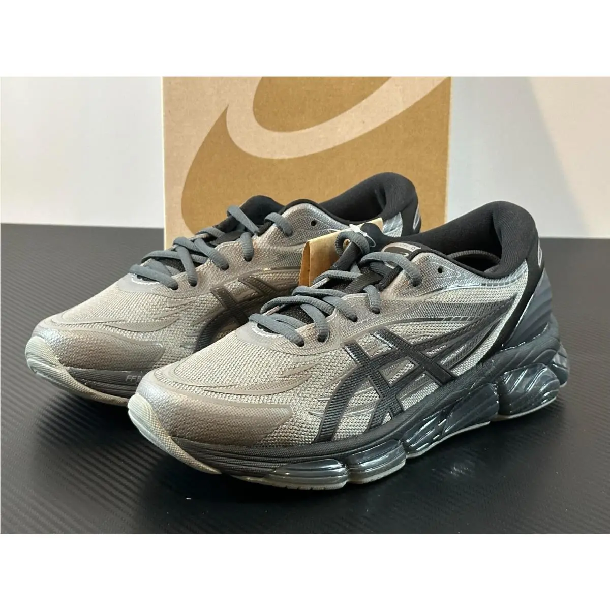 Asics shoes - GEL-QUANTUM 360 VIII - VIII - 1203A305-0 - Clay Grey/Black (UPC: 197298656931) 1