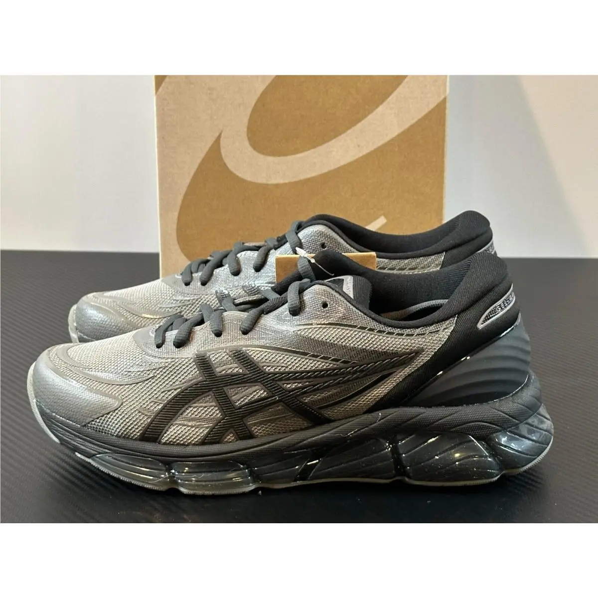 Asics shoes - GEL-QUANTUM 360 VIII - VIII - 1203A305-0 - Clay Grey/Black (UPC: 197298656931) 6
