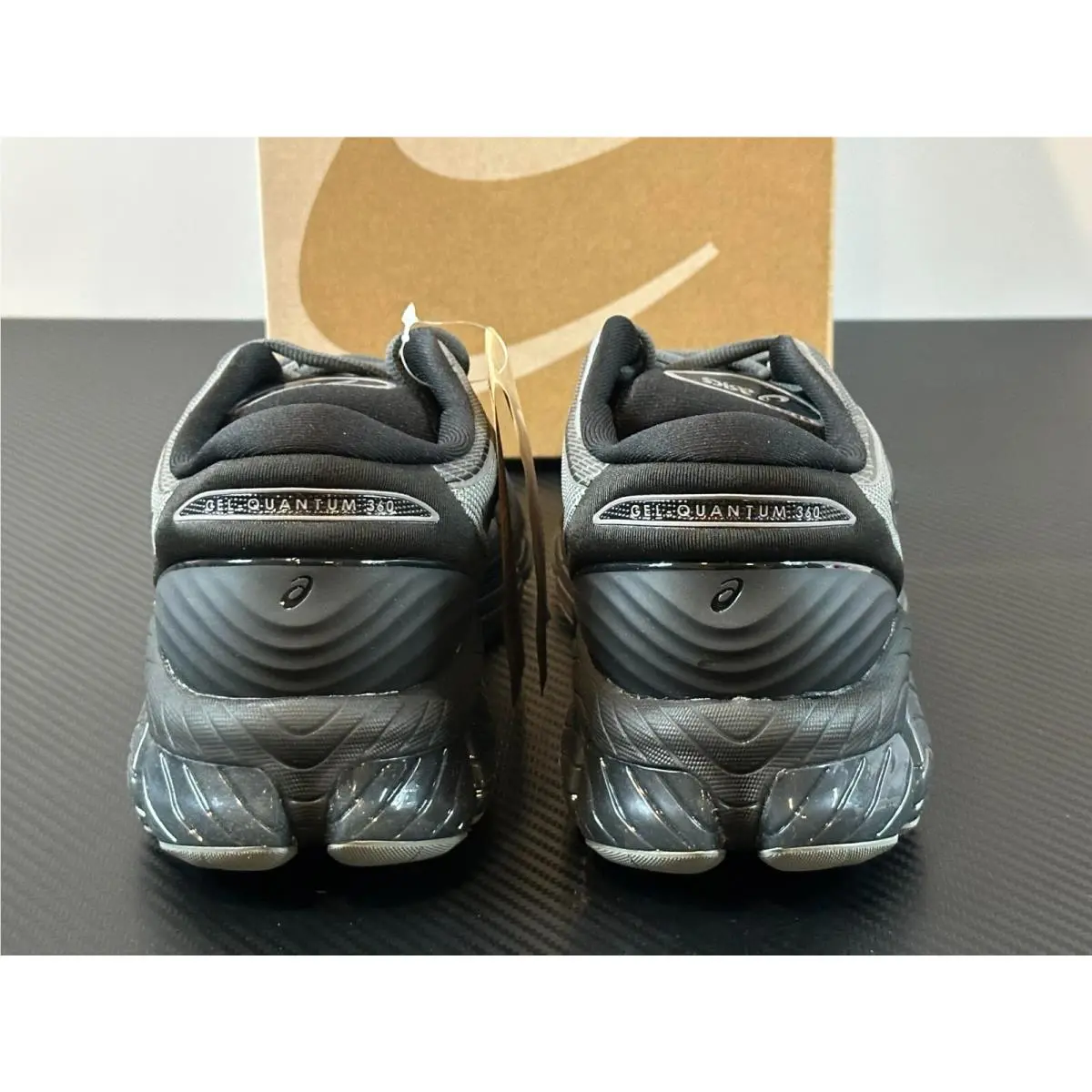 Asics shoes - GEL-QUANTUM 360 VIII - VIII - 1203A305-0 - Clay Grey/Black (UPC: 197298656931) 7