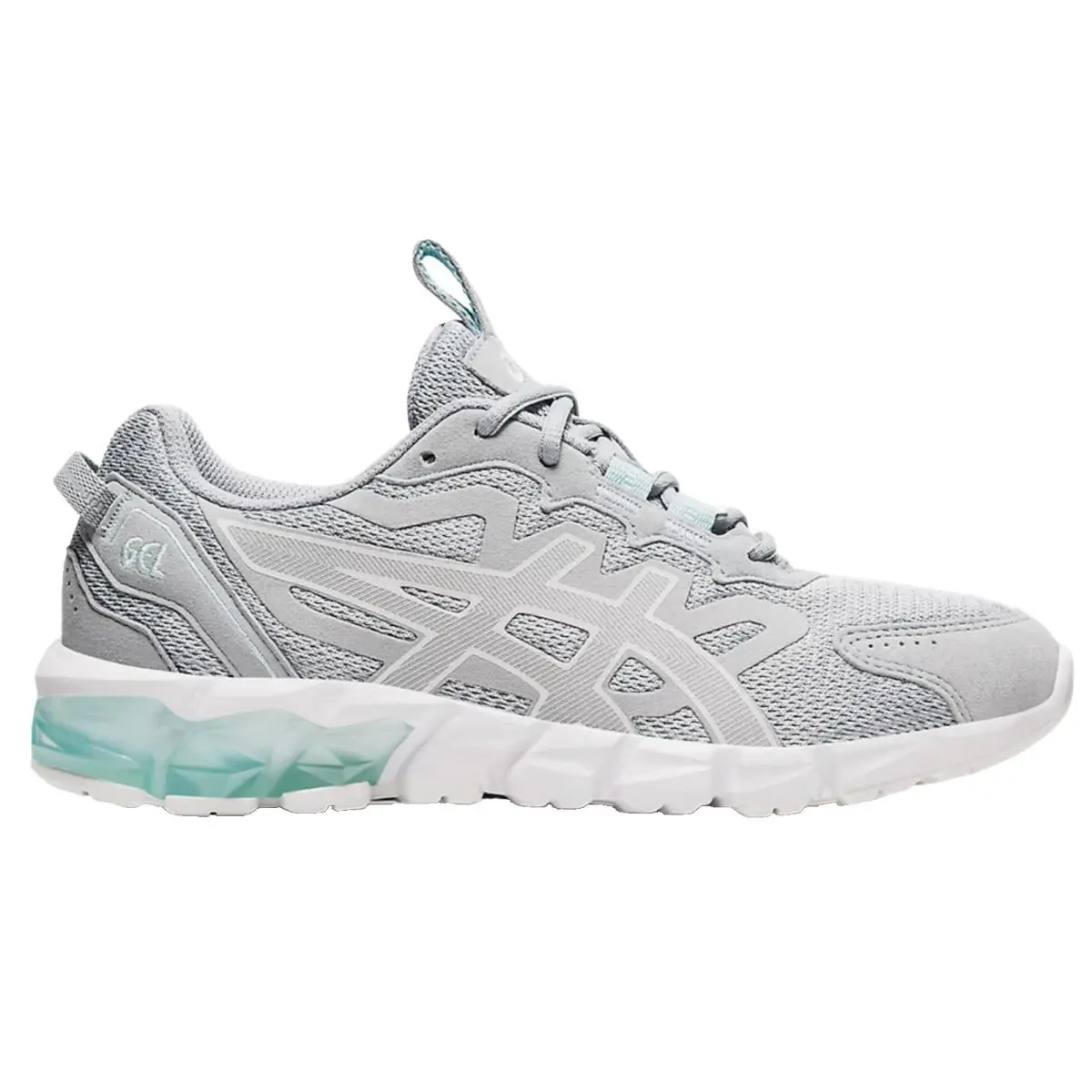 Asics Women`s Gel-quantum 90-3 Sportstyle Shoes 6.5 US Piedmont Grey/aqua Ange