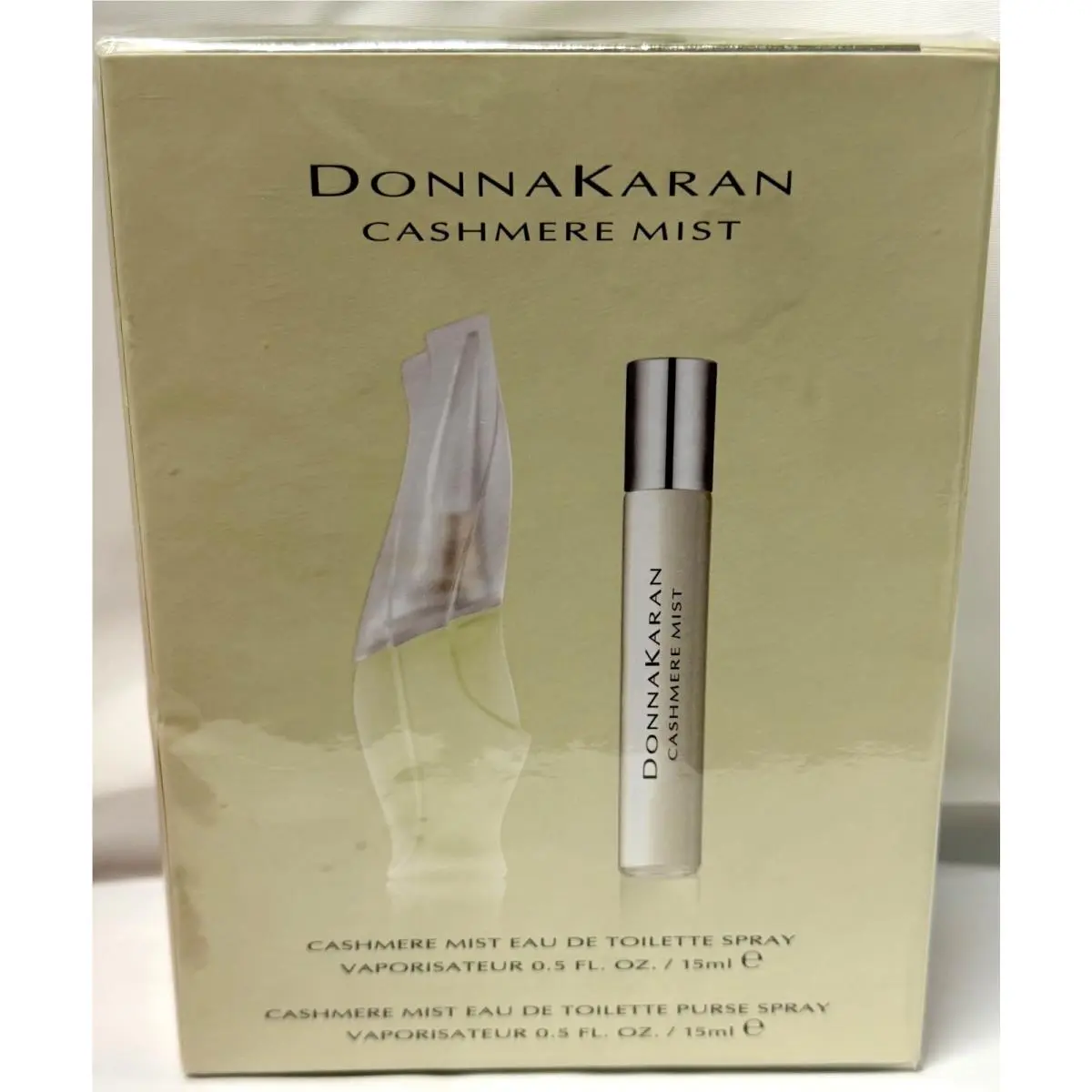 Donna Karan Cashmere Mist Women`s Eau de Parfum .5oz + Bonus .05 Purse Size