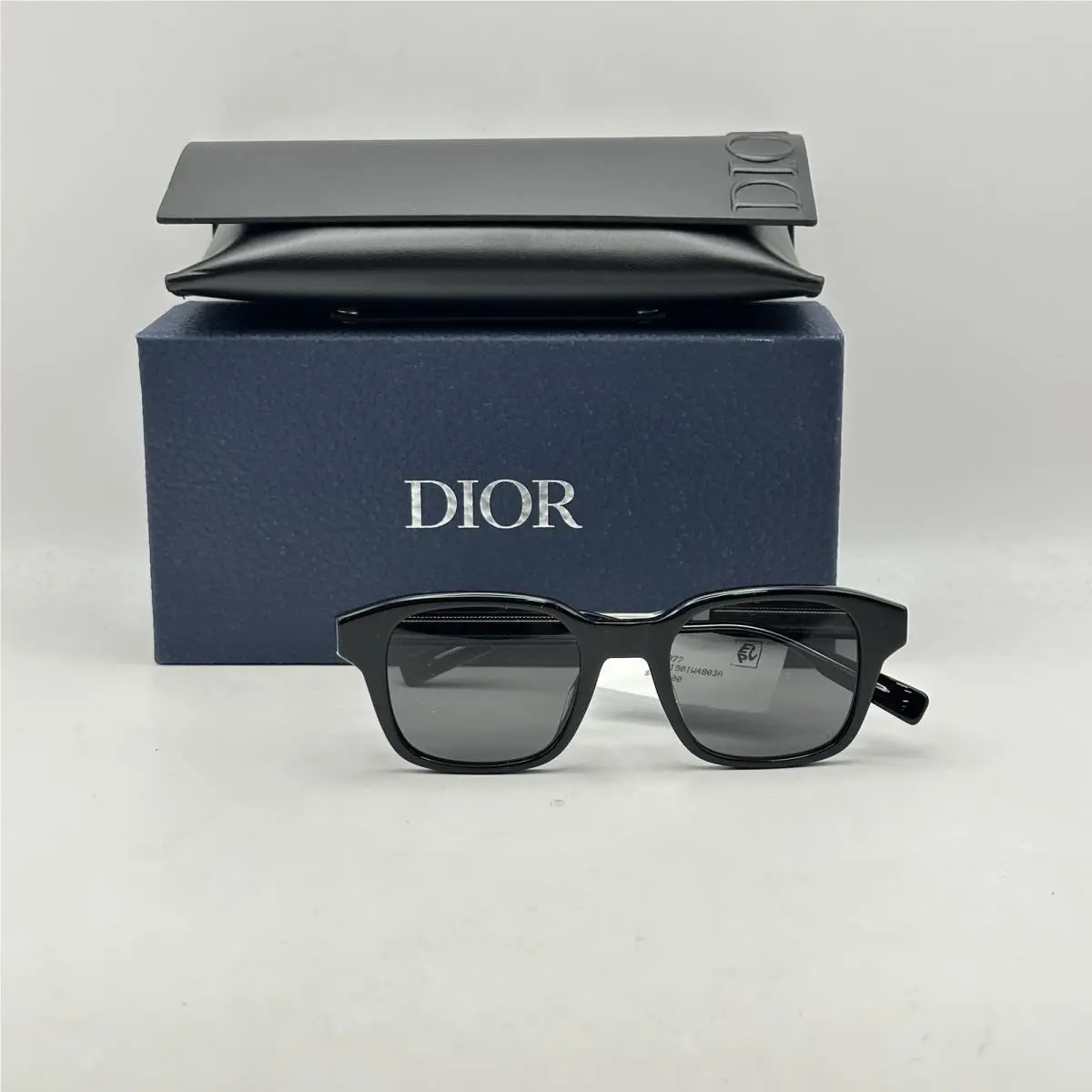 Dior Unisex Diorribbon S1I Square Full Rim Sunglasses DM40190I Black