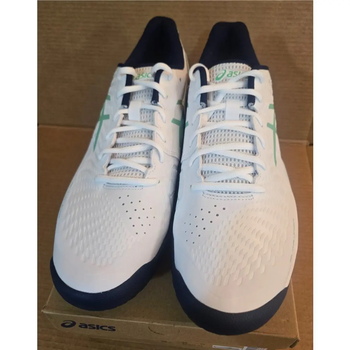Asics shoes - ASICS Men`s Gel-Challenger 14 - 1041A405-103 - White/New Leaf (UPC: 197298432528) 0