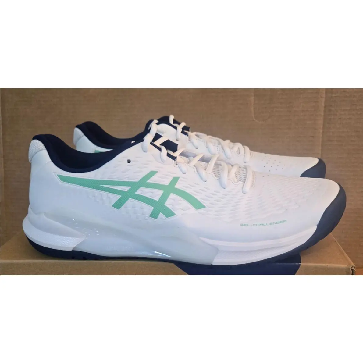 Asics shoes - ASICS Men`s Gel-Challenger 14 - 1041A405-103 - White/New Leaf (UPC: 197298432528) 1