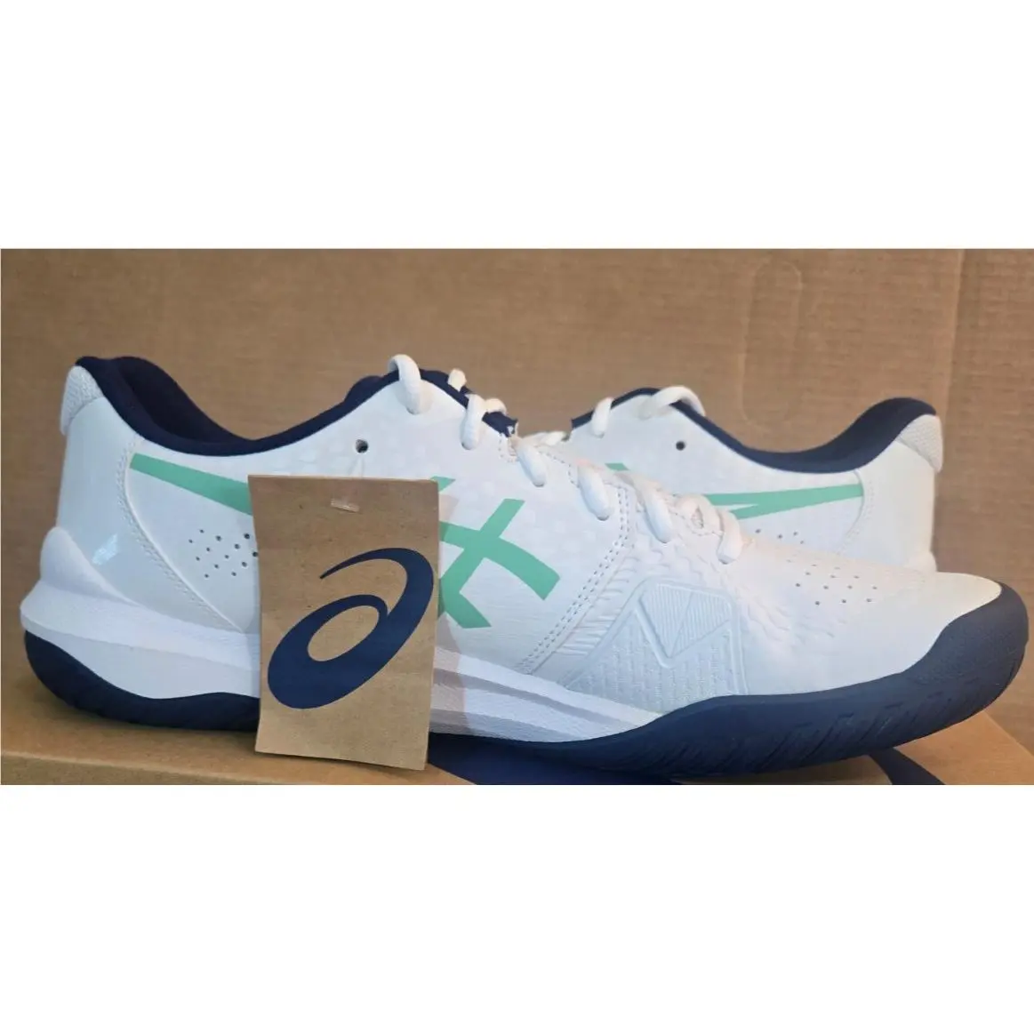Asics shoes - ASICS Men`s Gel-Challenger 14 - 1041A405-103 - White/New Leaf (UPC: 197298432528) 5