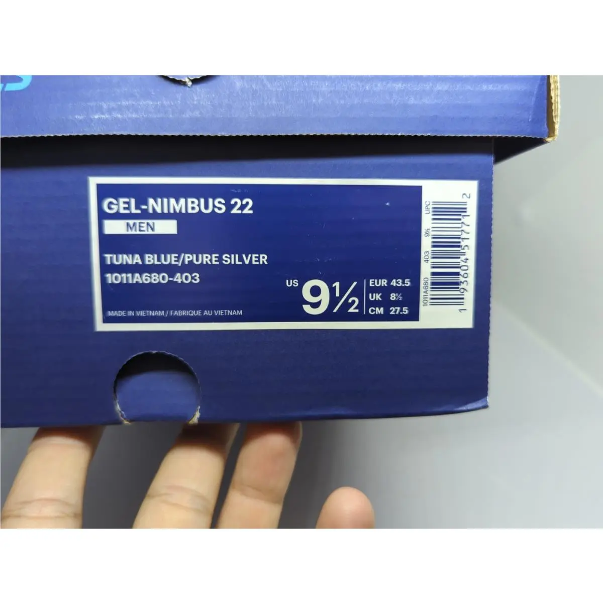 Asics shoes - ASICS Gel Nimbus - Gel Nimbus - 1011A680-403 - Blue (UPC: 193604517712) 10