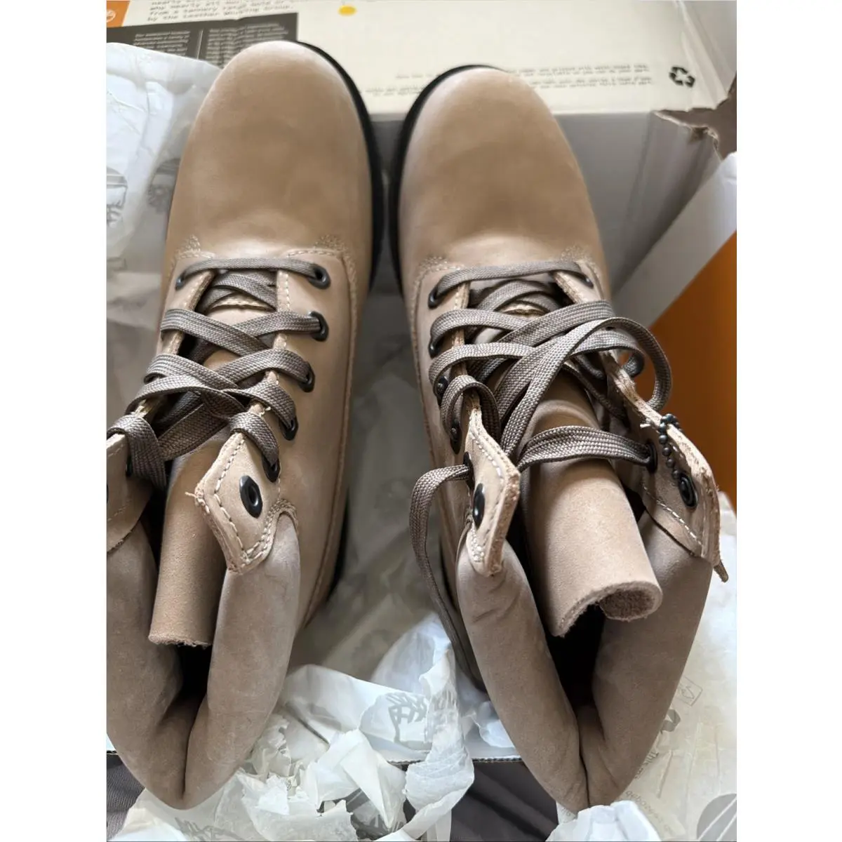 Timberland shoes - Timberland Premium 6 - Premium - TB0A6BET EN3 - Medium Beige Nubuck (UPC: 197065937652) 3