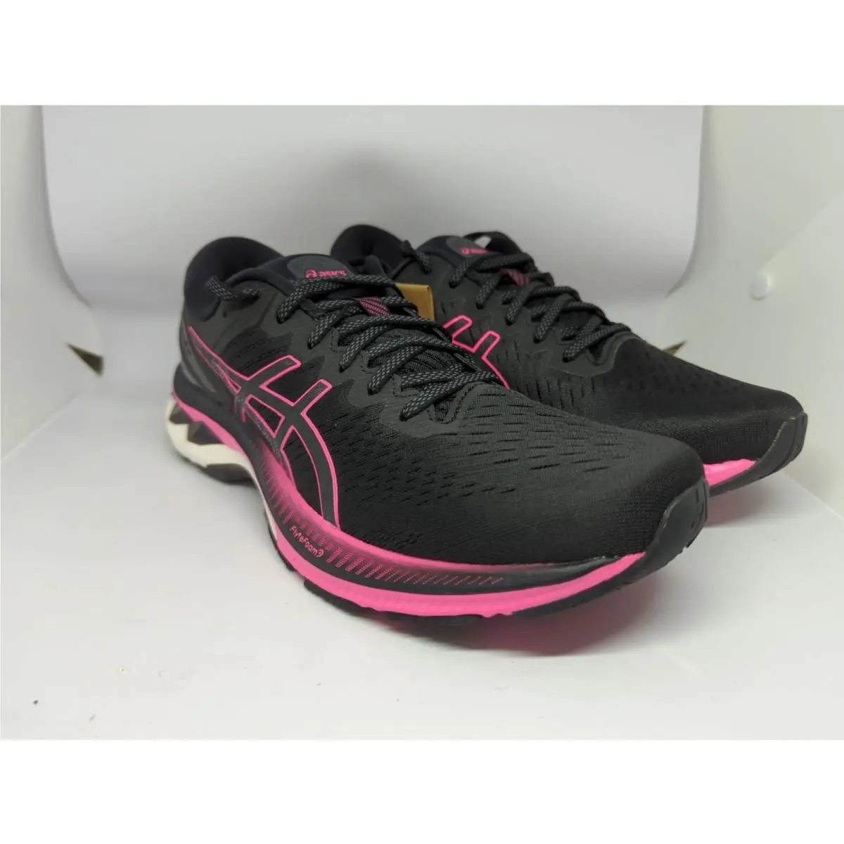 Asics Gel Kayano 27 Womens Black Pink Glo Sz 11.5 1012A649-003