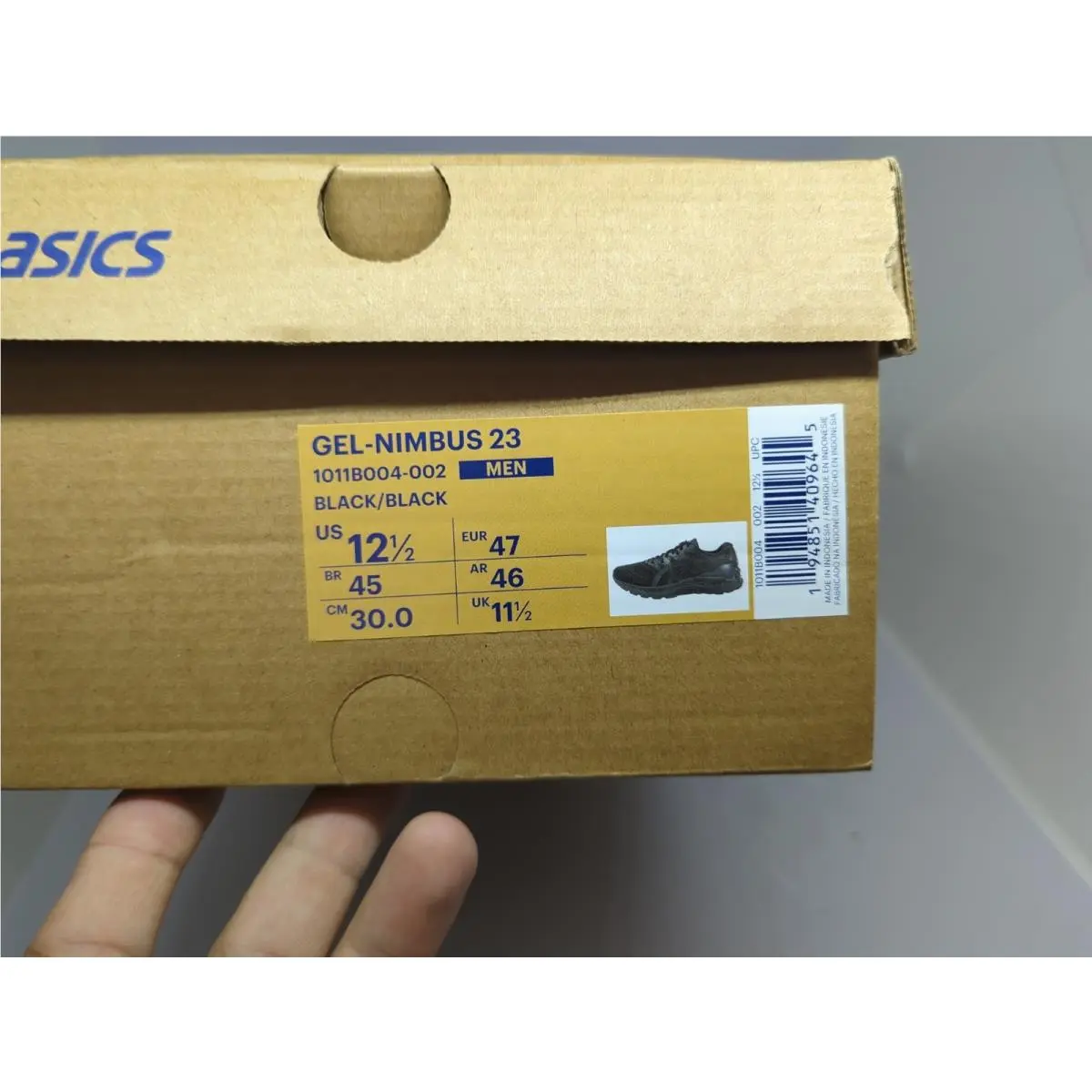 Asics shoes - ASICS GEL-Nimbus 23 - 1012B004-002 - Black (UPC: 194851409645) 9
