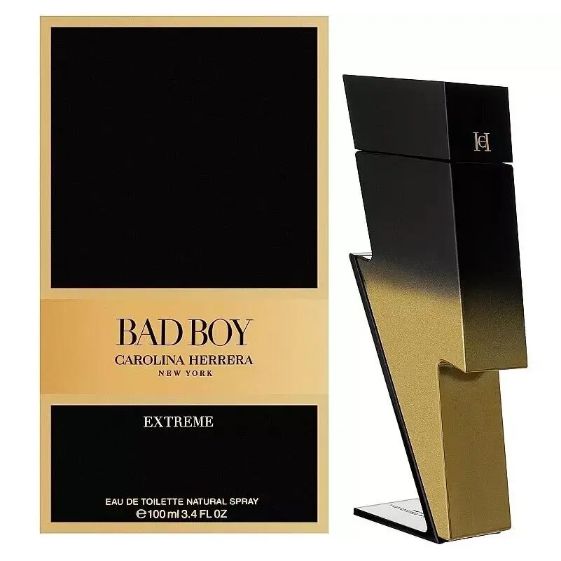 Bad Boy Extreme  Men 3.4 oz 100 ml Eau De Parfum Spray by Carolina Herrera