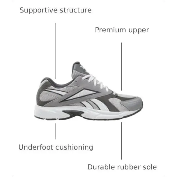 Reebok shoes - 100220528 - 100220528 - Mist Grey/Grey 5/Grey 6 (UPC: 197323352418) 1