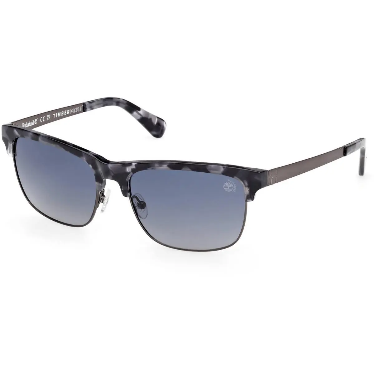 Timberland Men`s Sunglasses Dark Havana Plastic/metal Square Frame TB00063 6052D