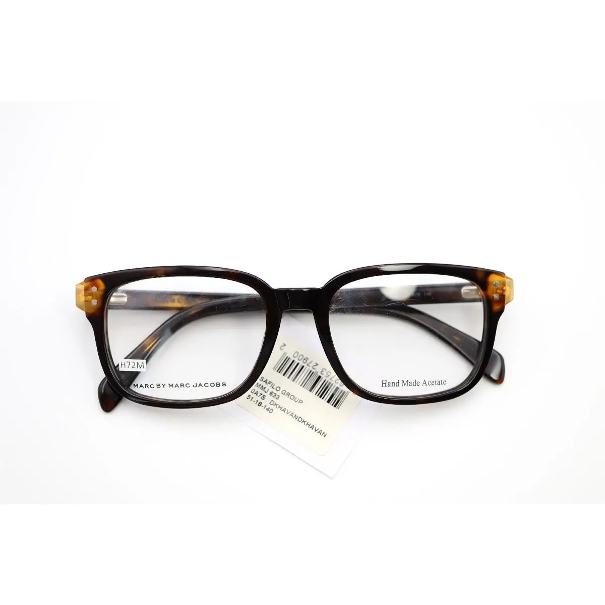Marc BY Marc Jacobs Mmj 633 A7S Dark Havana 51-18-140 Eyeglass Frames Flex Hinge