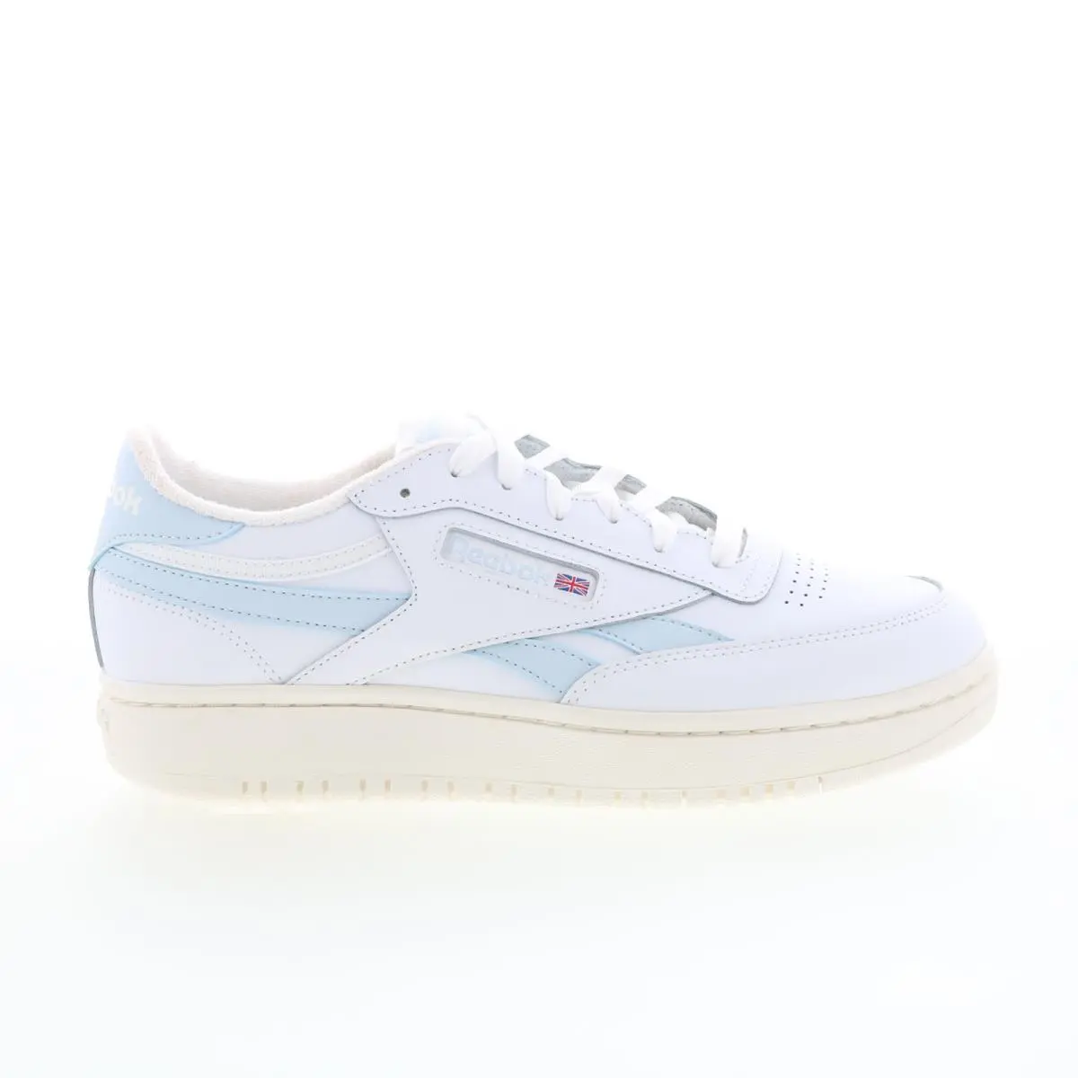 Reebok Club C Double Revenge Womens White Leather Lifestyle Sneakers Shoes 10