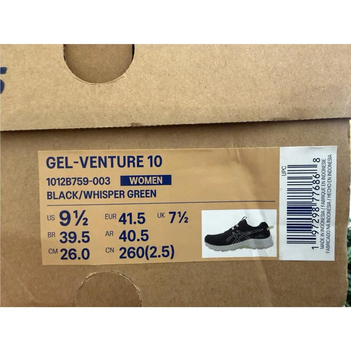 Asics shoes - ASICS GEL-Venture - Black 5