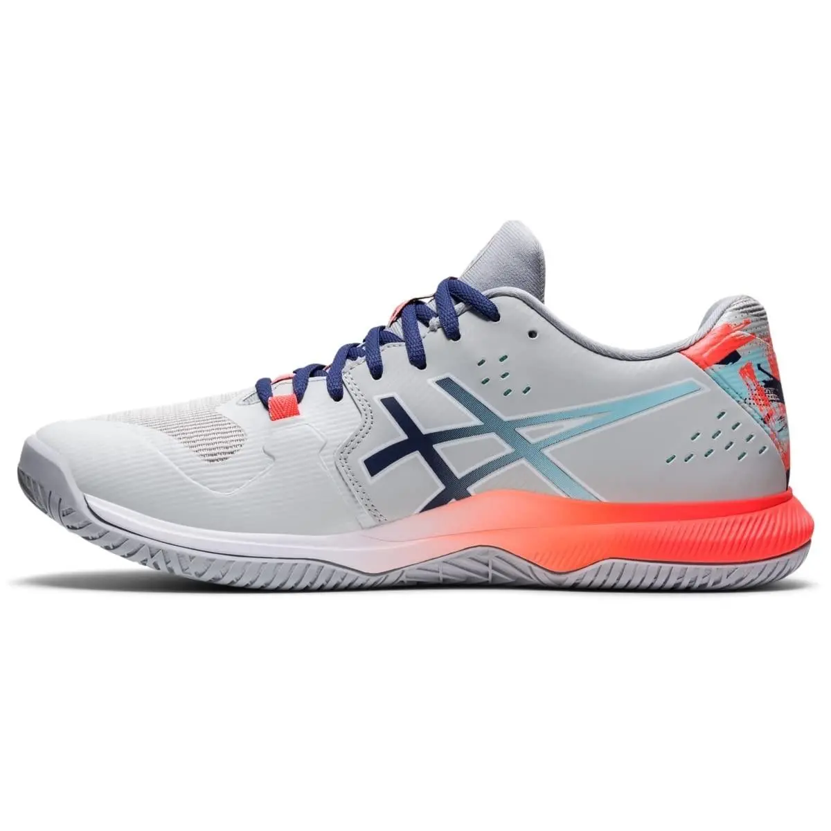 Asics shoes - ASICS GEL-Tactic - 10171A072960 - Glacier Grey/Sunrise RED 0