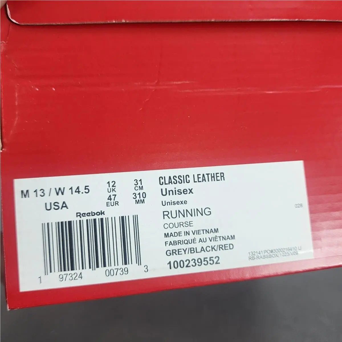 Reebok shoes - Classic Leather Running Course - Classic Leather Running Course - Gray 6