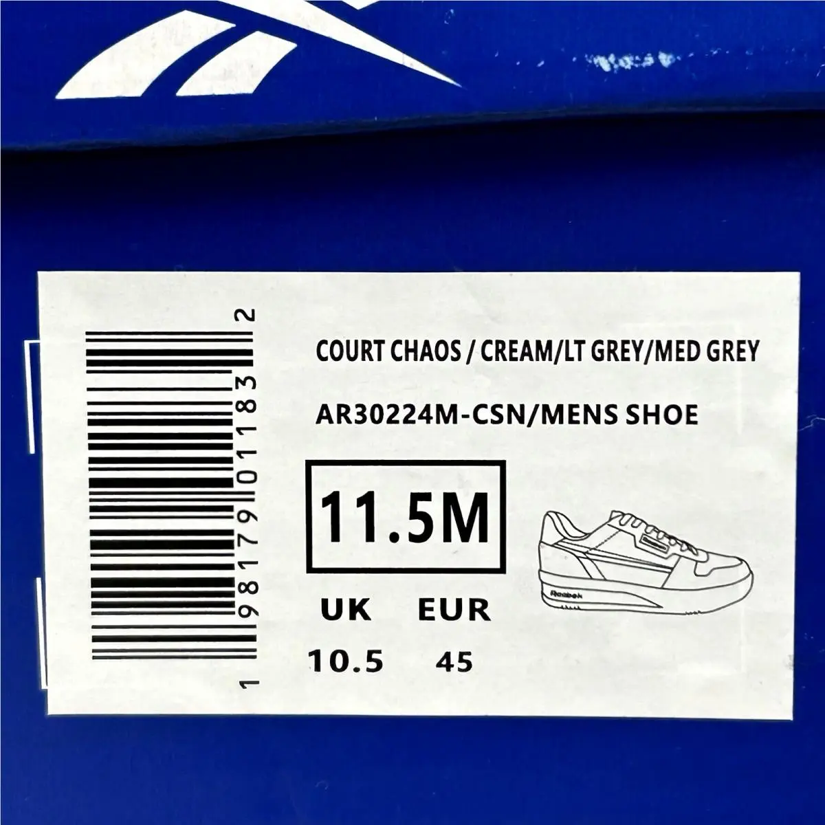 Reebok shoes - Reebok Court - Court - Gray (UPC: 198179011832) 10