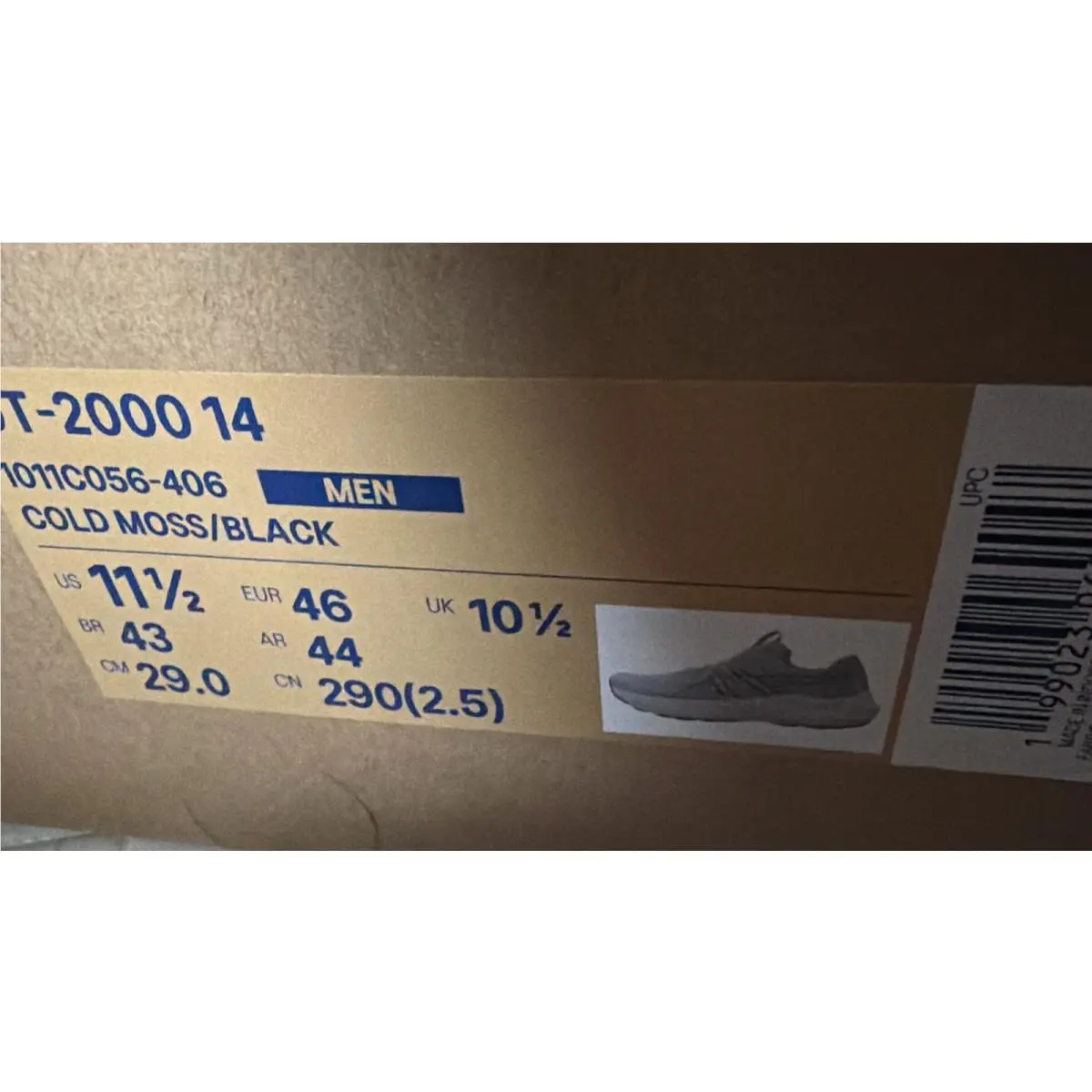 Asics shoes - ASICS GT-2000 - Cold Moss/Black (UPC: 0199023069047) 6