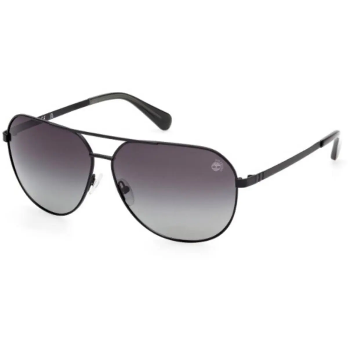 Timberland Men`s Sunglasses Matte Black Metal Navigator Full Rim TB00029 6502D