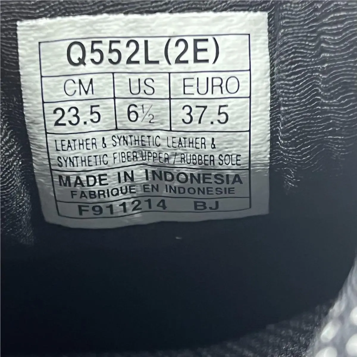Asics shoes - ASICS GEL-Foundation WorkPlace (2E) - WorkPlace - Q552L - Black 7