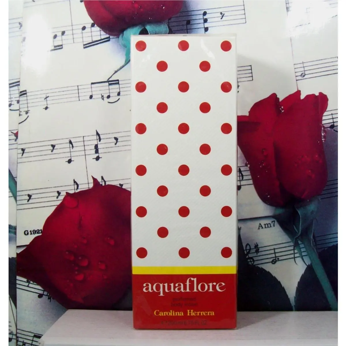 Aqua Flore By Carolina Herrera Body Lotion 6.75 Fl. Oz. Box