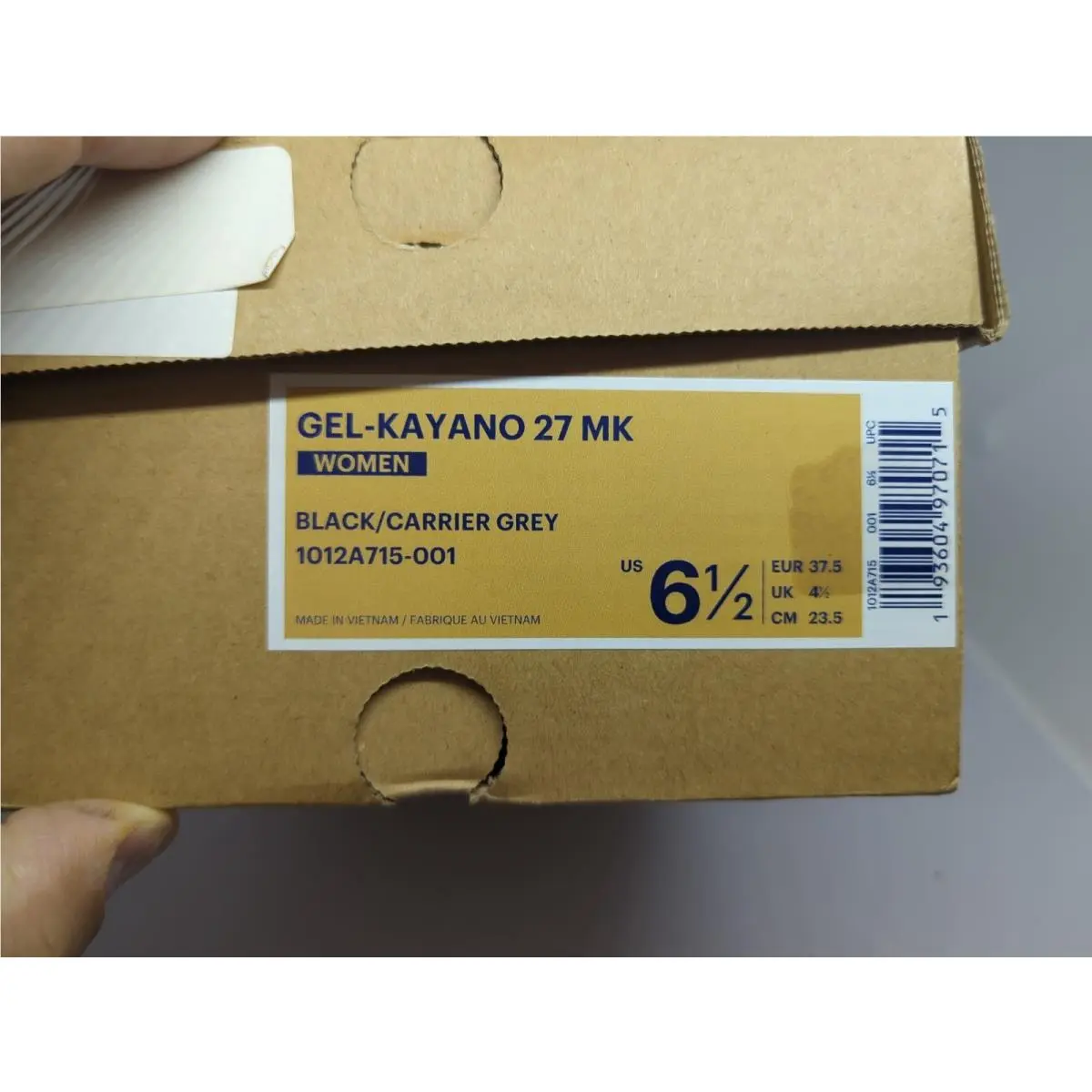 Asics shoes - ASICS Gel Kayano - Gel Kayano - 1012A715-001 - Black (UPC: 193604970715) 9