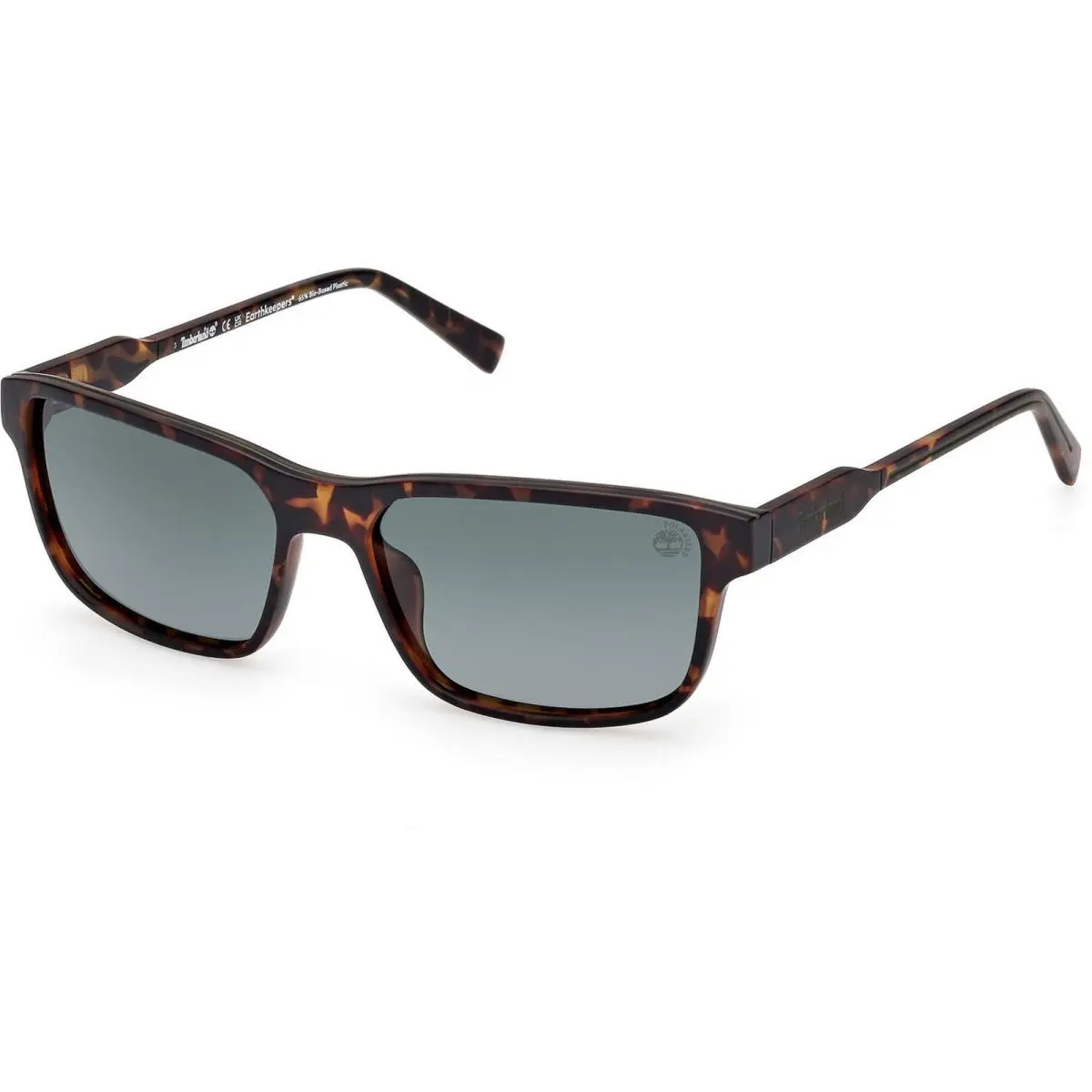 Timberland Men`s Sunglasses Dark Havana Rectangular Full Rim Frame TB00051 5752D