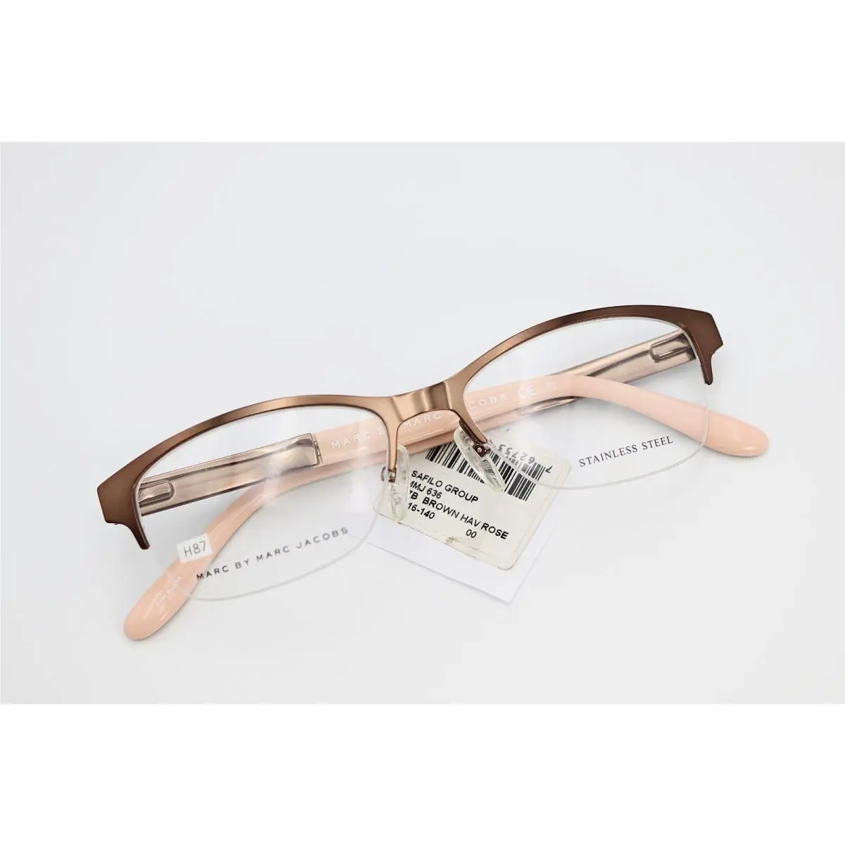 Marc BY Marc Jacobs Mmj 636 A7B Brown Havana Rose 52-16-140 Frames Flex Hinges