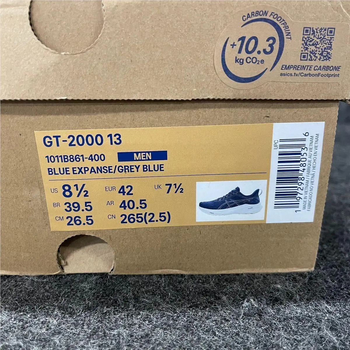 Asics shoes - VS197672 - vs-197672 - Blue (UPC: 197298480536) 0