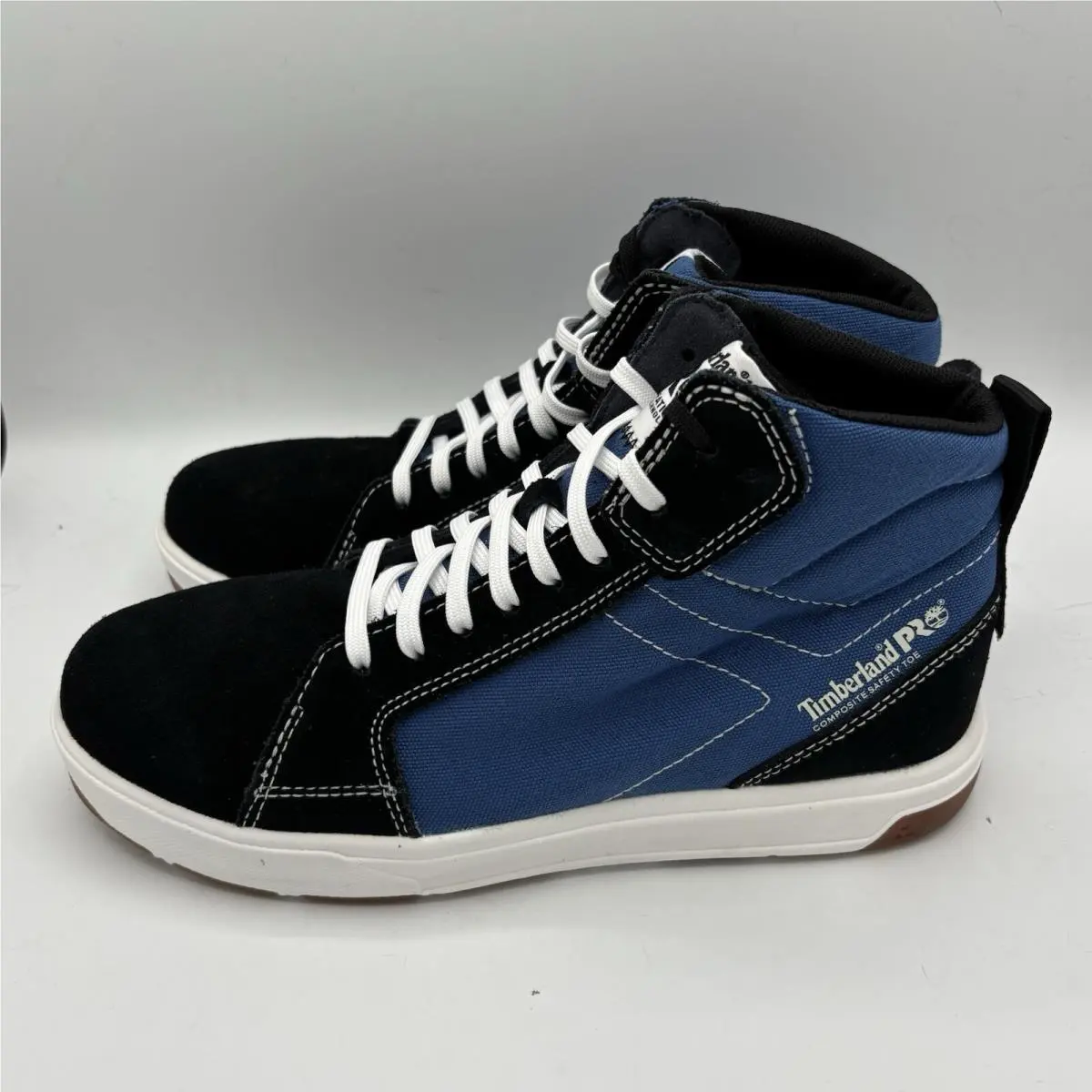 Timberland Mens Berkley Blue Comp Safety Toe Sz 6 Medium D Sneaker Work