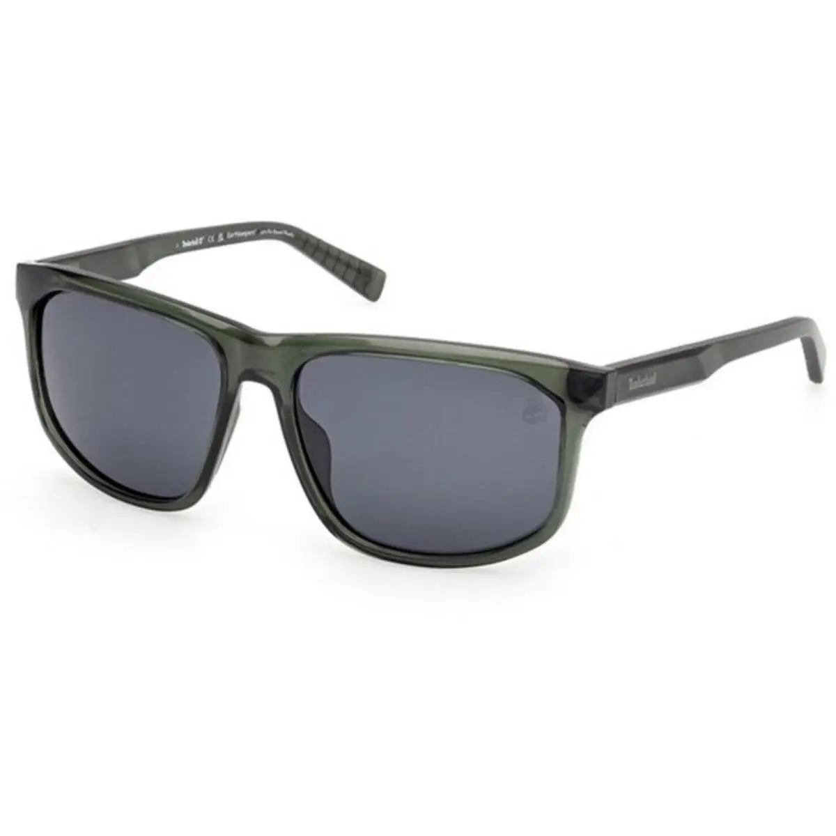 Timberland Men`s Sunglasses Shiny Dark Green Square Shape Frame TB00036-H 6096D