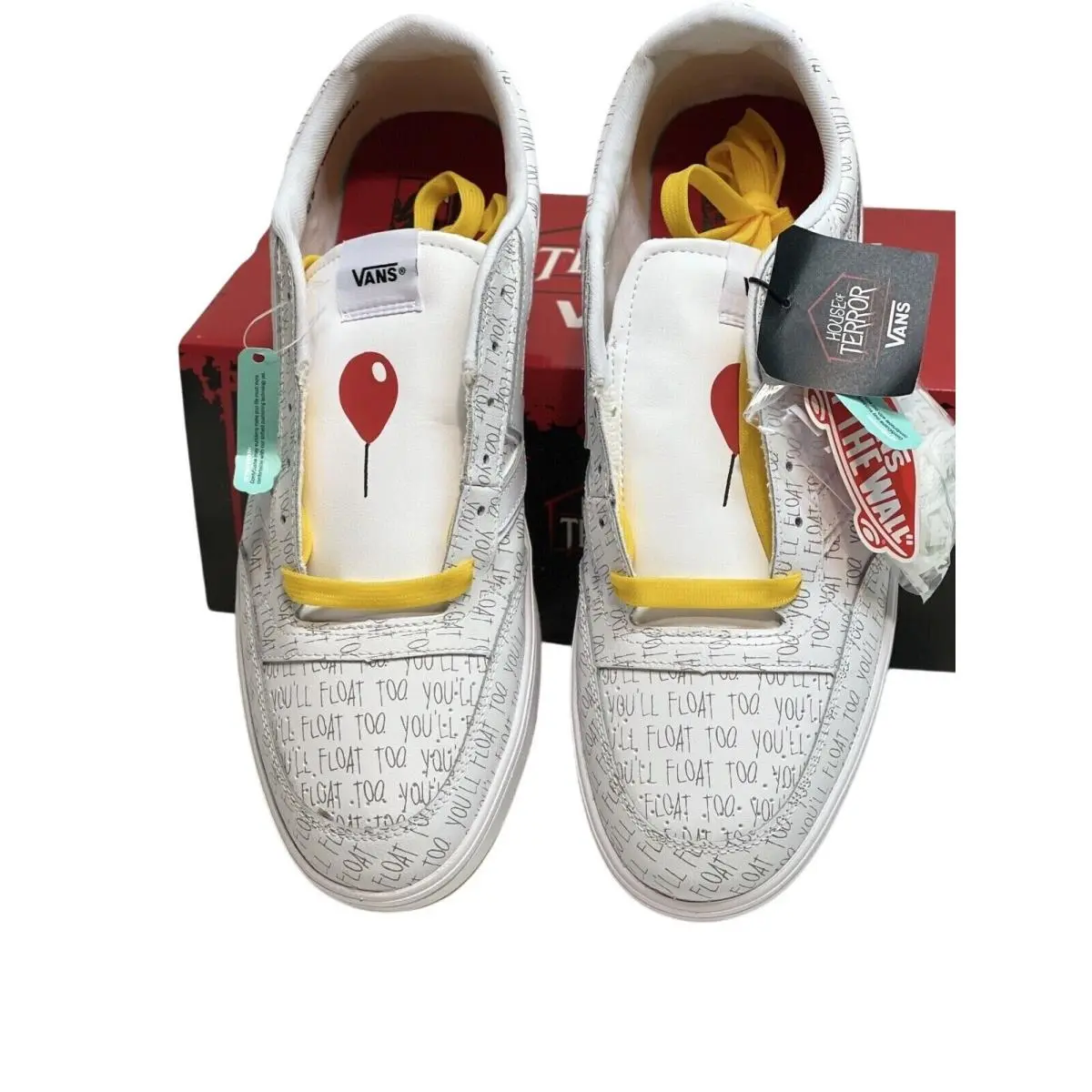 Vans Sneakers House of Terror IT Lowland Pennywise You`ll Float Too Women 5