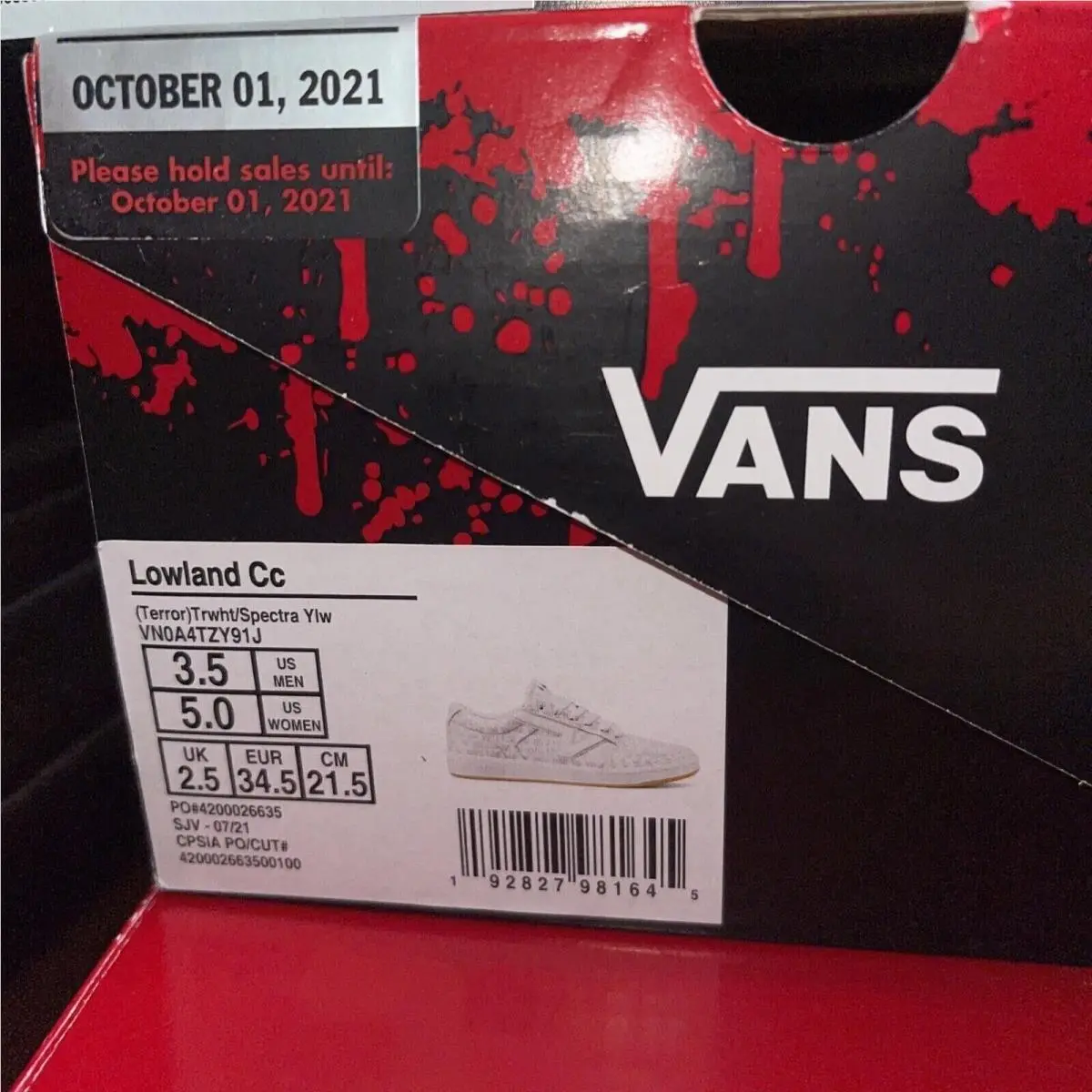 Vans shoes - Vans X House Of Terror Lowland CC - White 8