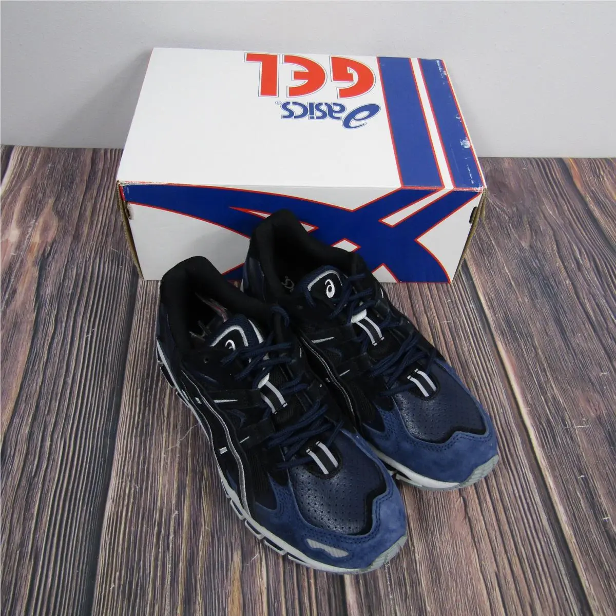 Asics Shoes Mens Size 6.5 Midnight Black Gel-kayano 5 360 Running 1021A273-400