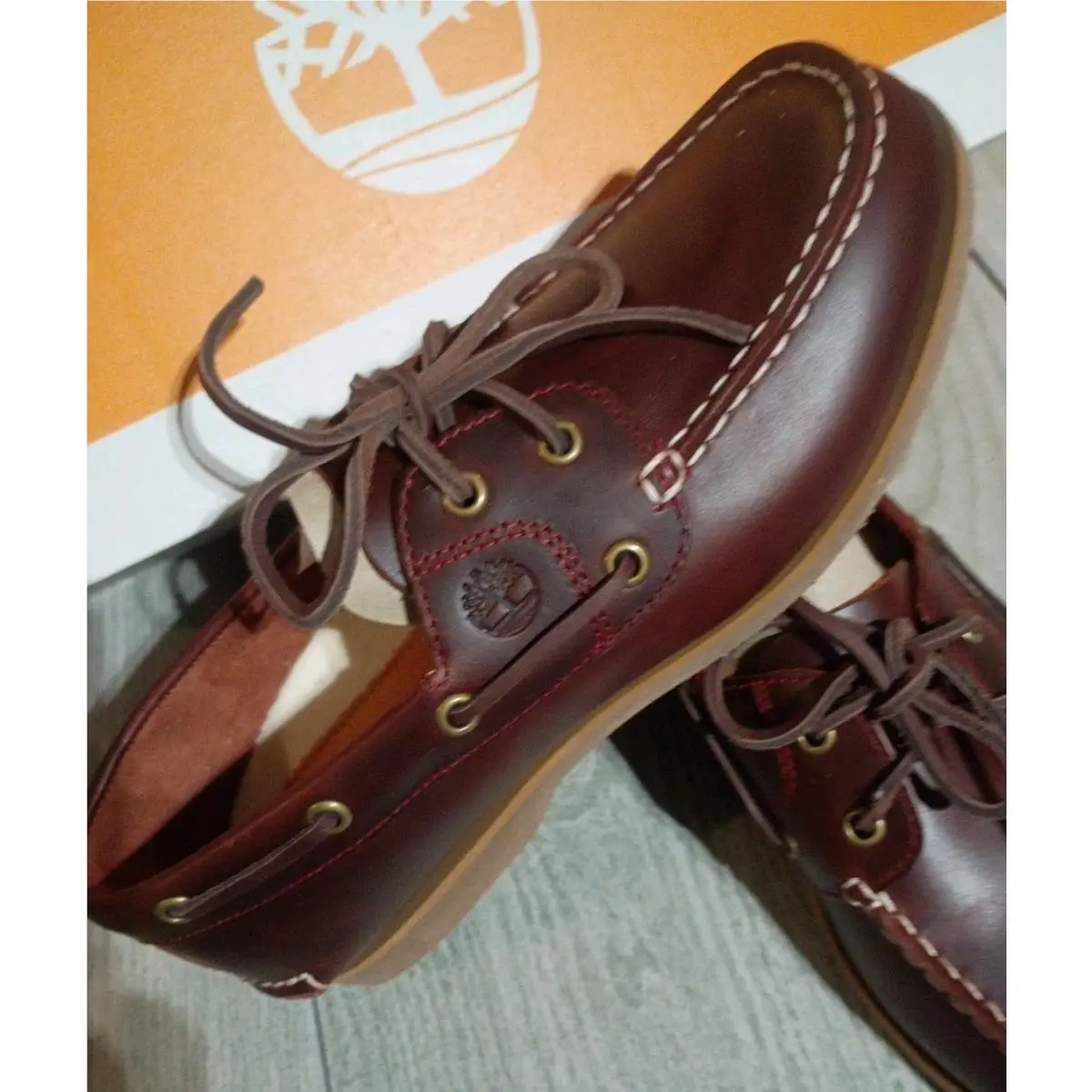 Timberland shoes - Timberland Premium Cedar Bay - Premium Cedar Bay - burgandy 3
