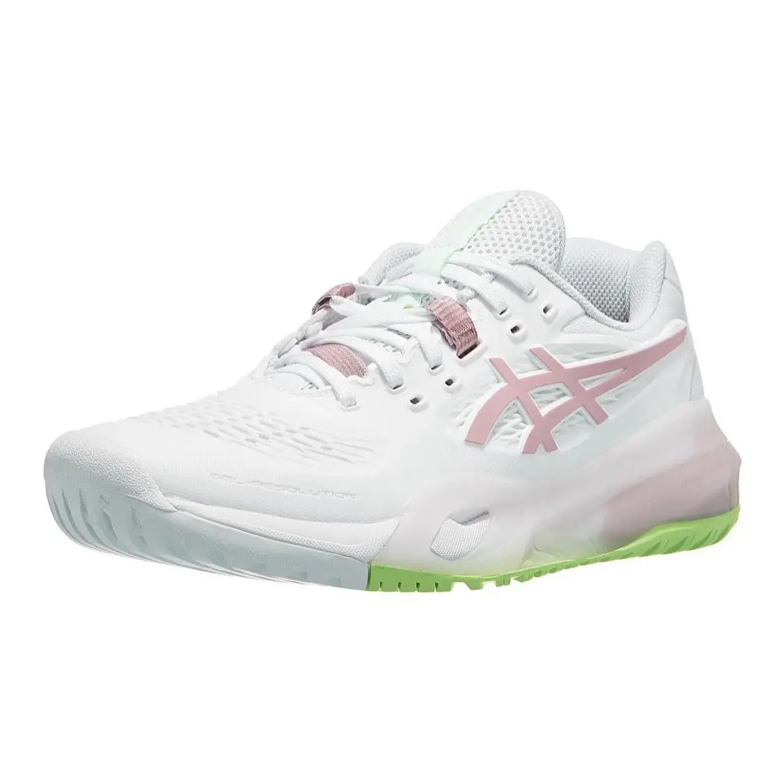 Womens Size9 Asics Gel Resolution X White Morganite