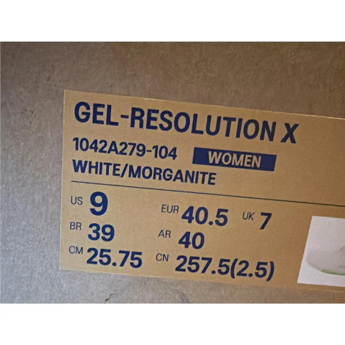 Asics shoes - ASICS Gel Resolution X - Gel Resolution - 1042A278-104 - White (UPC: 0199023117458) 4