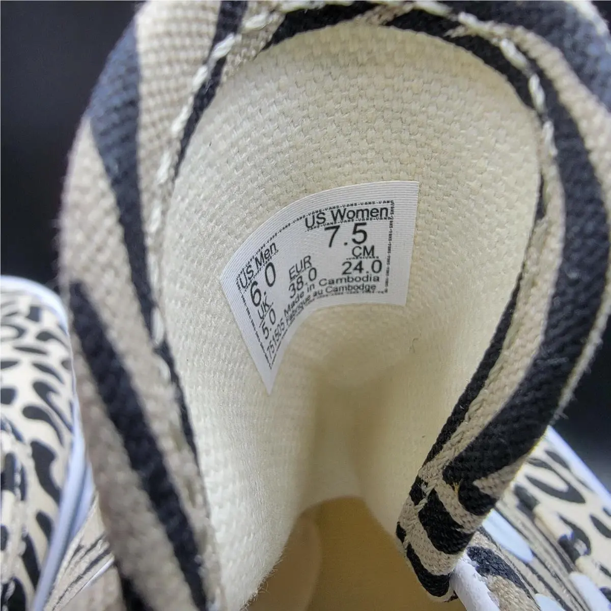 Vans shoes - Vans Safari Animal Print - Safari Animal Print - VN0A54F19M7 - Multicolor (UPC: 195438366177) 4