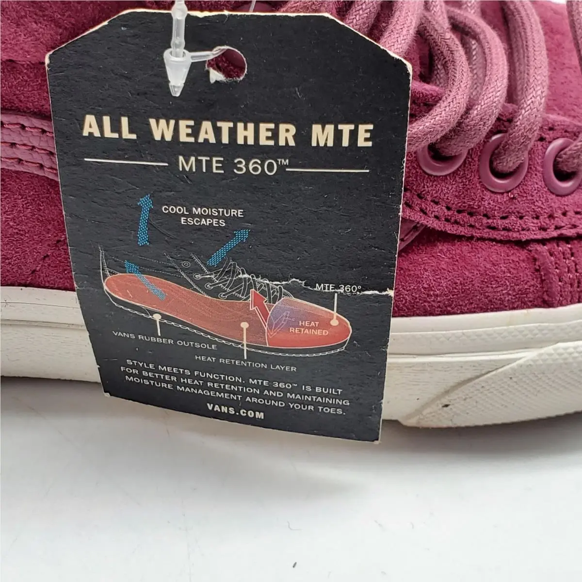 Vans shoes - VANS Sk8-Hi Mte - Mte - VN0A33TXUC4 - Dry Rose / Marshmallow 7