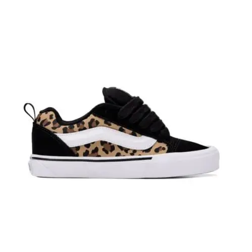 Unisex Vans Knu Skool VN000D2TY49 Leopard Brown/black Sneaker Athletic-size 4.5