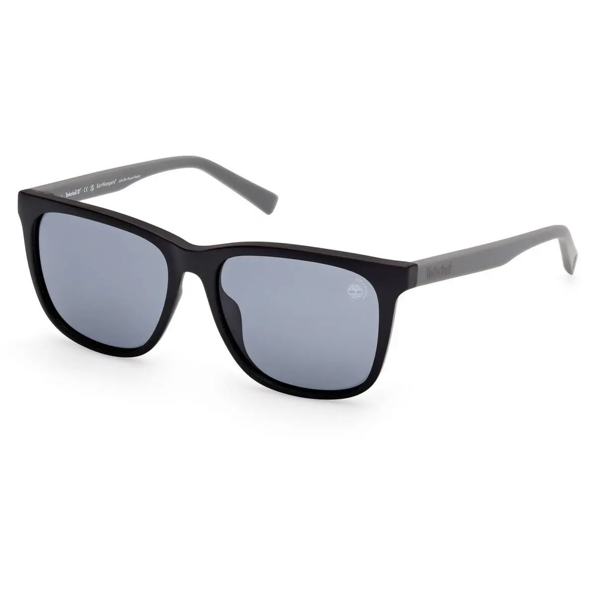 Timberland Kid`s Sunglasses Matte Black Acetate Square Full Rim TB00047 5402D