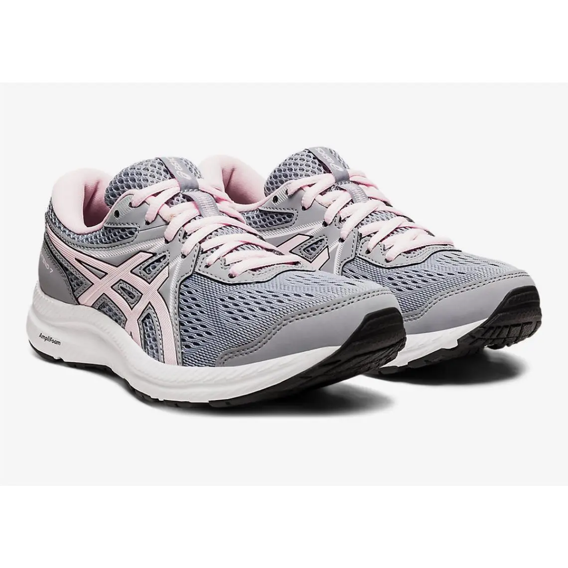 Asics Gel-contend 7 Women Running Shoes Sheet Rock/pink Salt 7 M