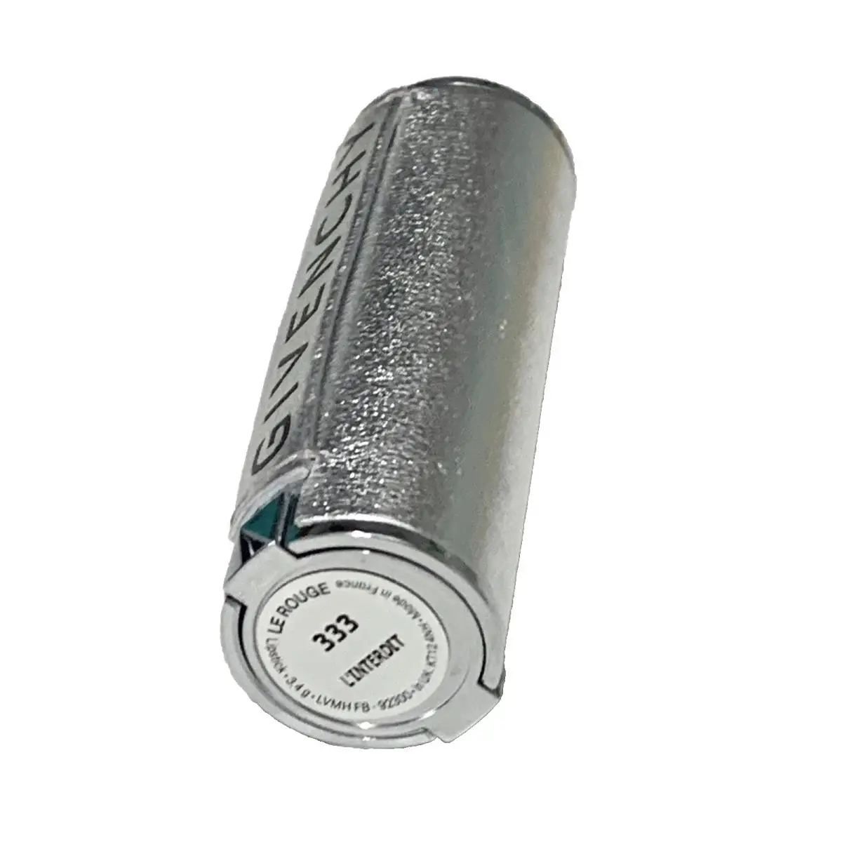 LE Rouge 333 L`interdit 0.12 OZ Silver  Case by Givenchy