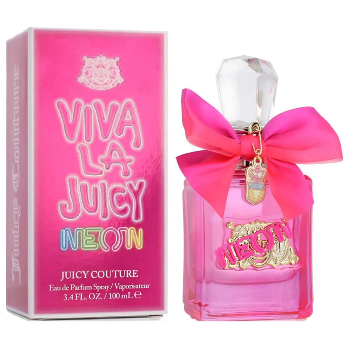 Juicy Couture Viva La Juicy Neon For Women Perfume 3.4 Oz 100 ml Edp Spray