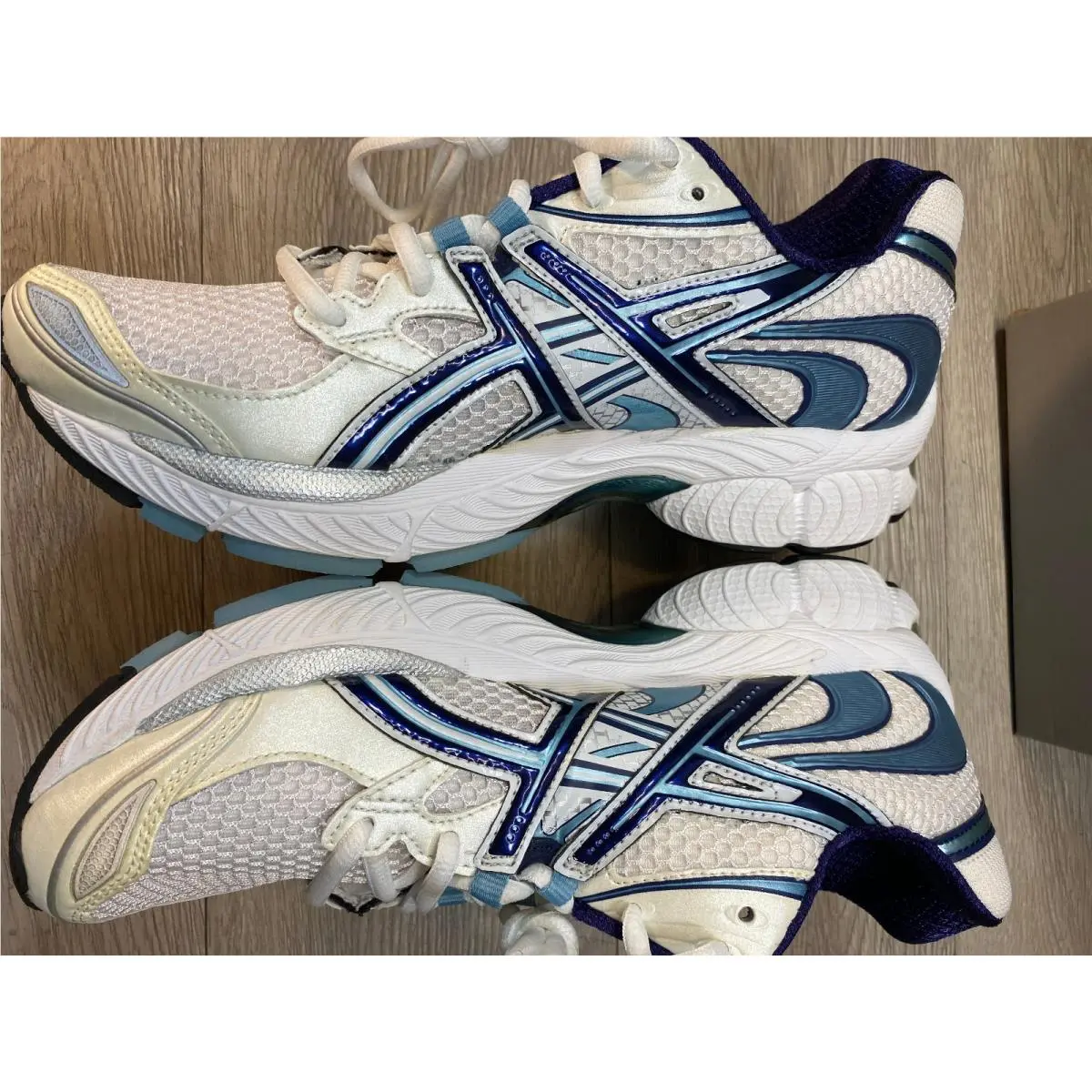 Asics shoes - ASICS GEL-Nimbus - T991N - White, Manufacturer: White, Titanium, Marigold 3