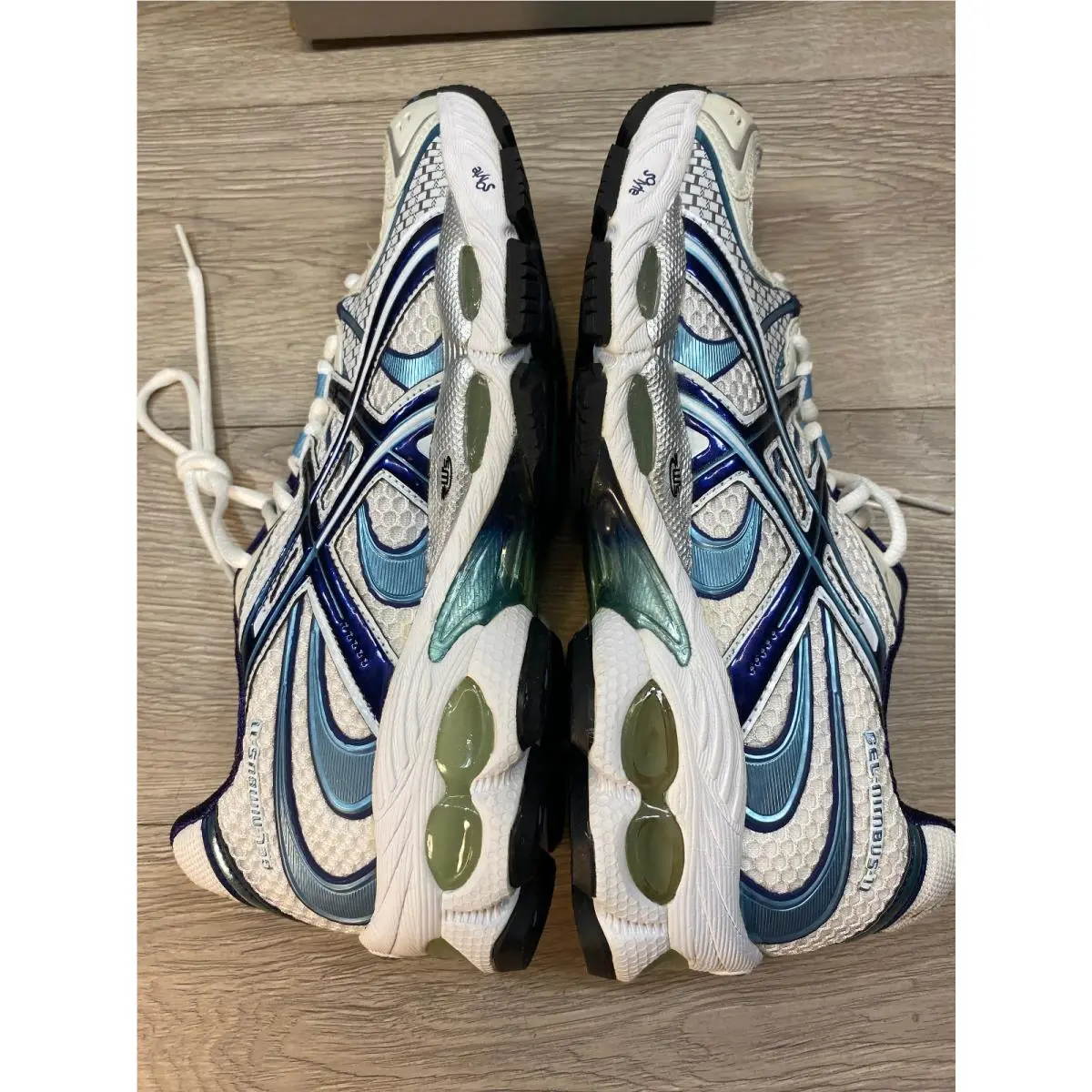 Asics shoes - ASICS GEL-Nimbus - T991N - White, Manufacturer: White, Titanium, Marigold 4