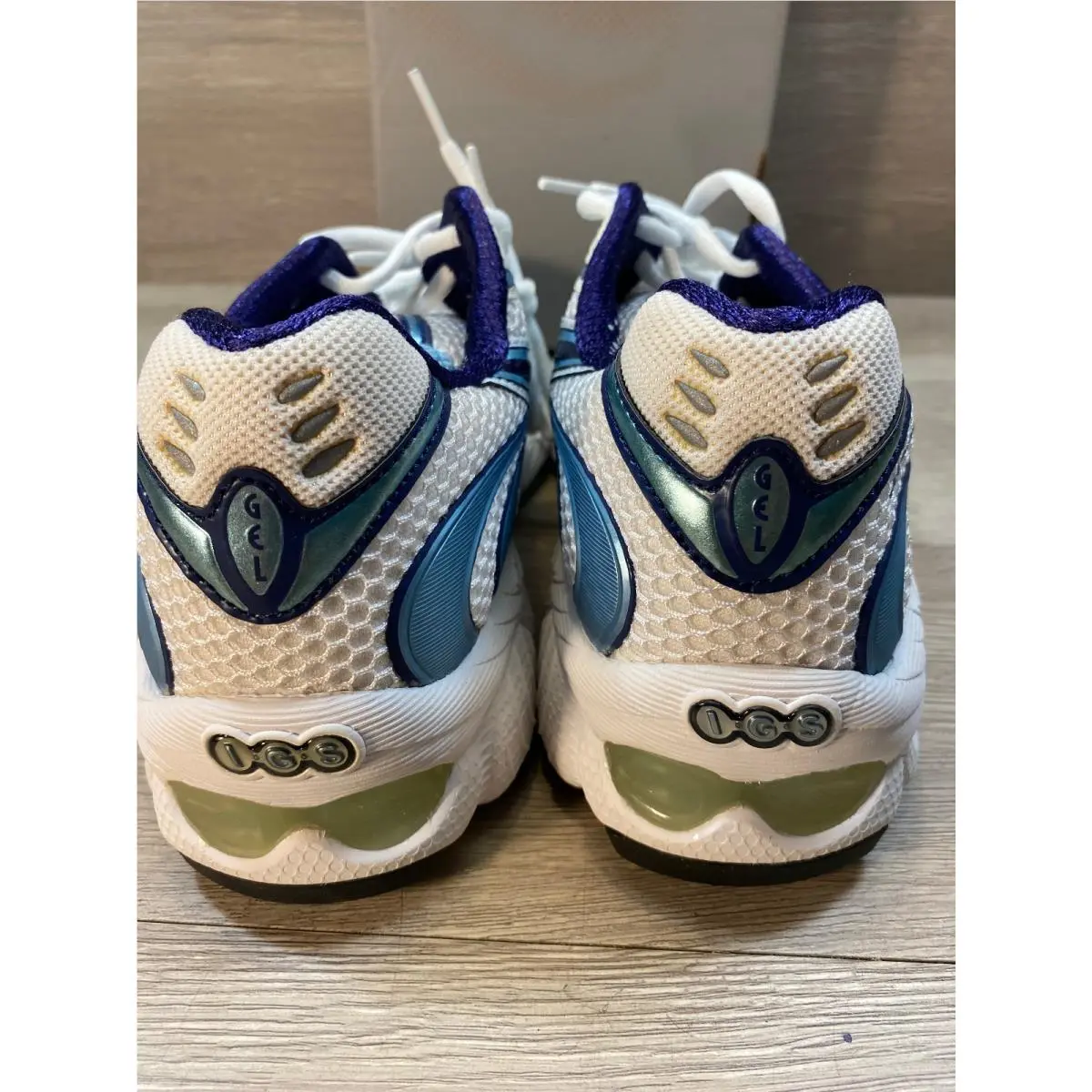 Asics shoes - ASICS GEL-Nimbus - T991N - White, Manufacturer: White, Titanium, Marigold 6