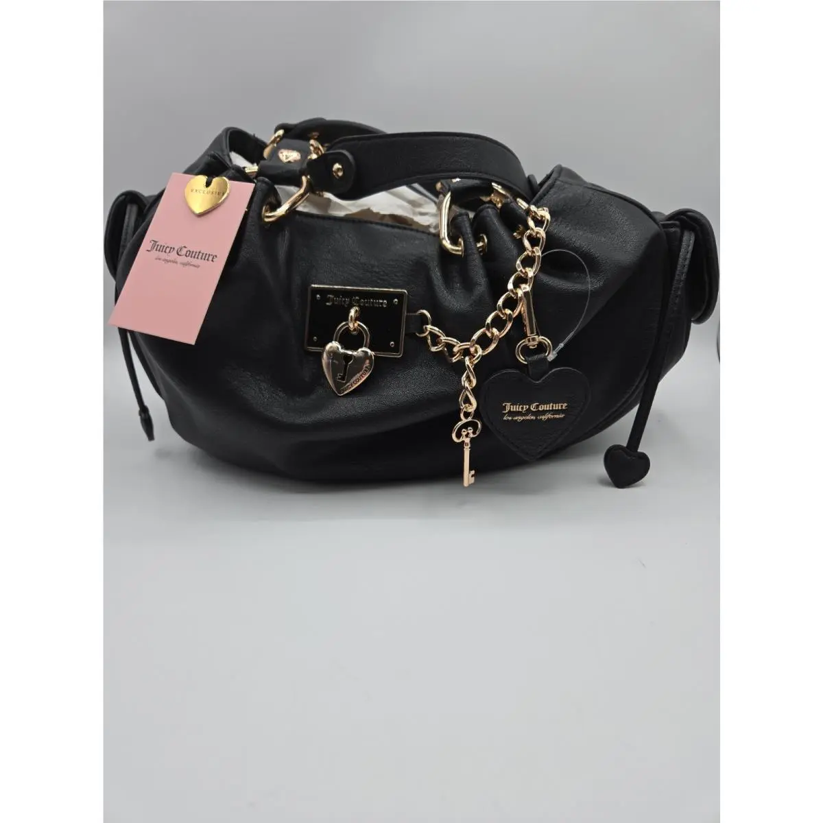 Shoulder Bag Satchel/end Pockets/key Charm by Juicy Couture
